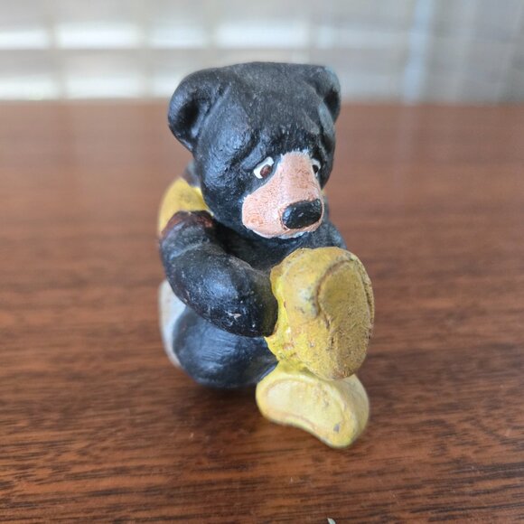 Set of 5 Martine Gagnon Baby Bears, Vintage Figurines Made in Canada 3.5" signed - Picture 10 of 16